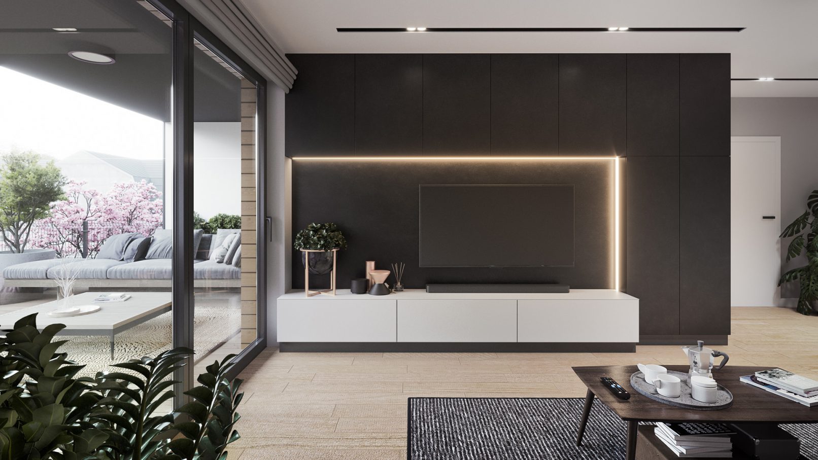 Wnętrze minimalistyczne